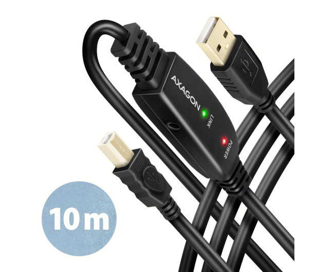 Axagon kabel ADR-210B USB repeater 10 m - 1485413 - zdjęcie 3
